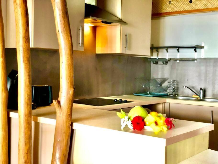 Chambre Totalement Equipee Avec Vue Imprenable!!! Punaauia  Buitenkant foto